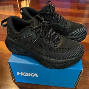 HOKA ONE ONE Black Bondi 7 Running Shoes